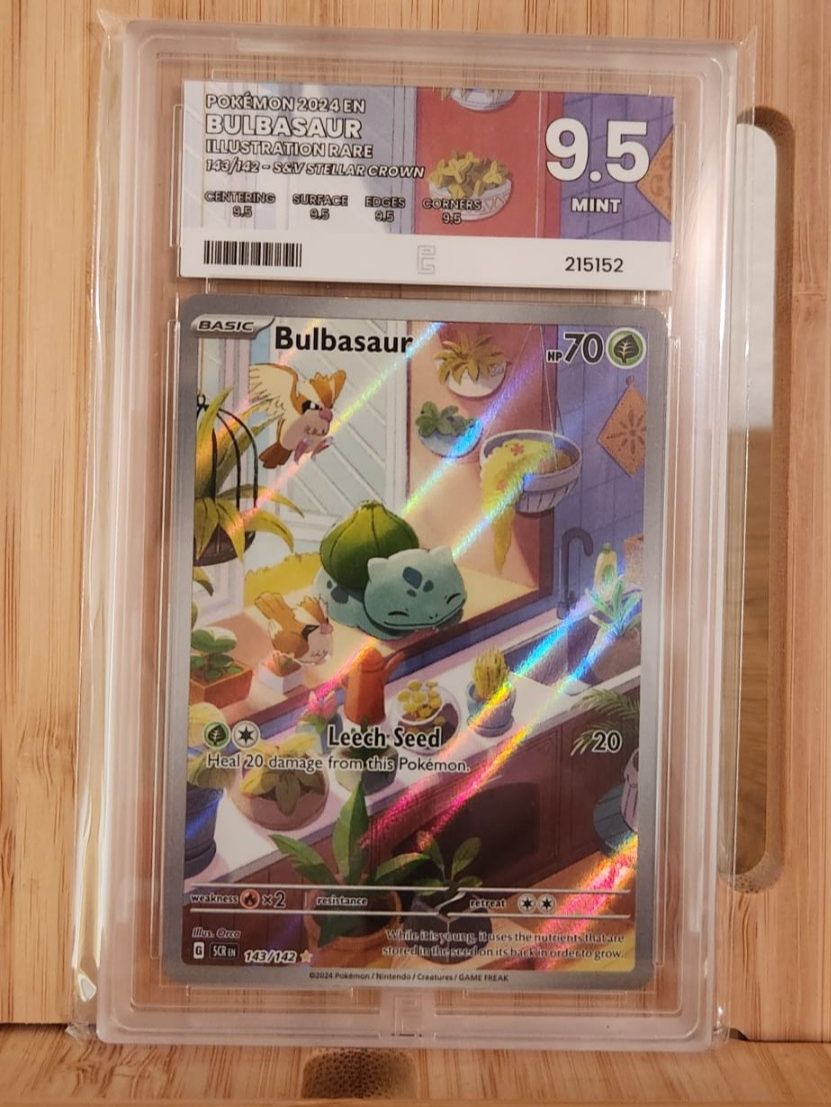 Pokémon Carte collezionabili: Bulbasaur IR - SCR 143 - Mint 9.5 - EN – Nuovo e nell'imballaggio originale da Moutier venduto da tom_9zxw