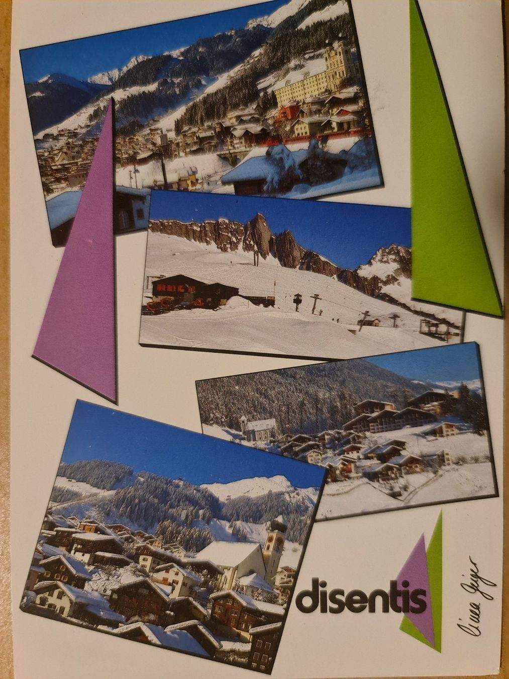 Cartoline postali: Ansichtskarte Disentis – Usato da Dintikon venduto da Vexi