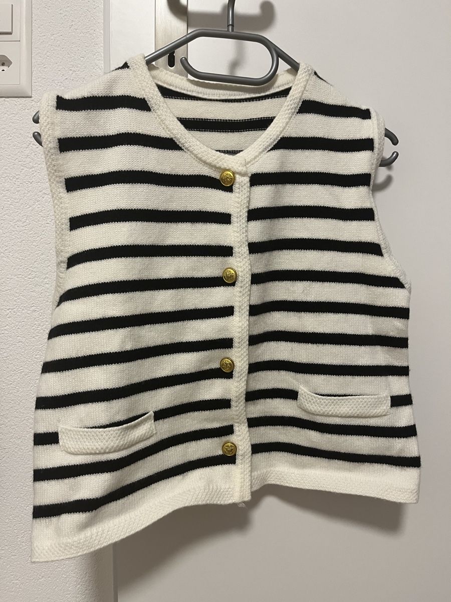 Gilet & Giacche senza maniche: Strickweste gestreift one size neu – Nuovo (secondo la descrizione) da Birrwil venduto da vanyboo