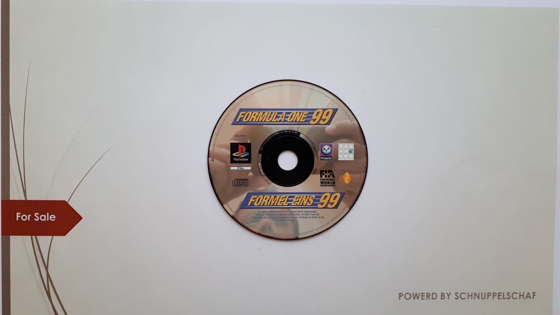 Sony Giochi: Formel 1 99 PS1 – Usato da Klingnau venduto da Schnuppelschaf 4