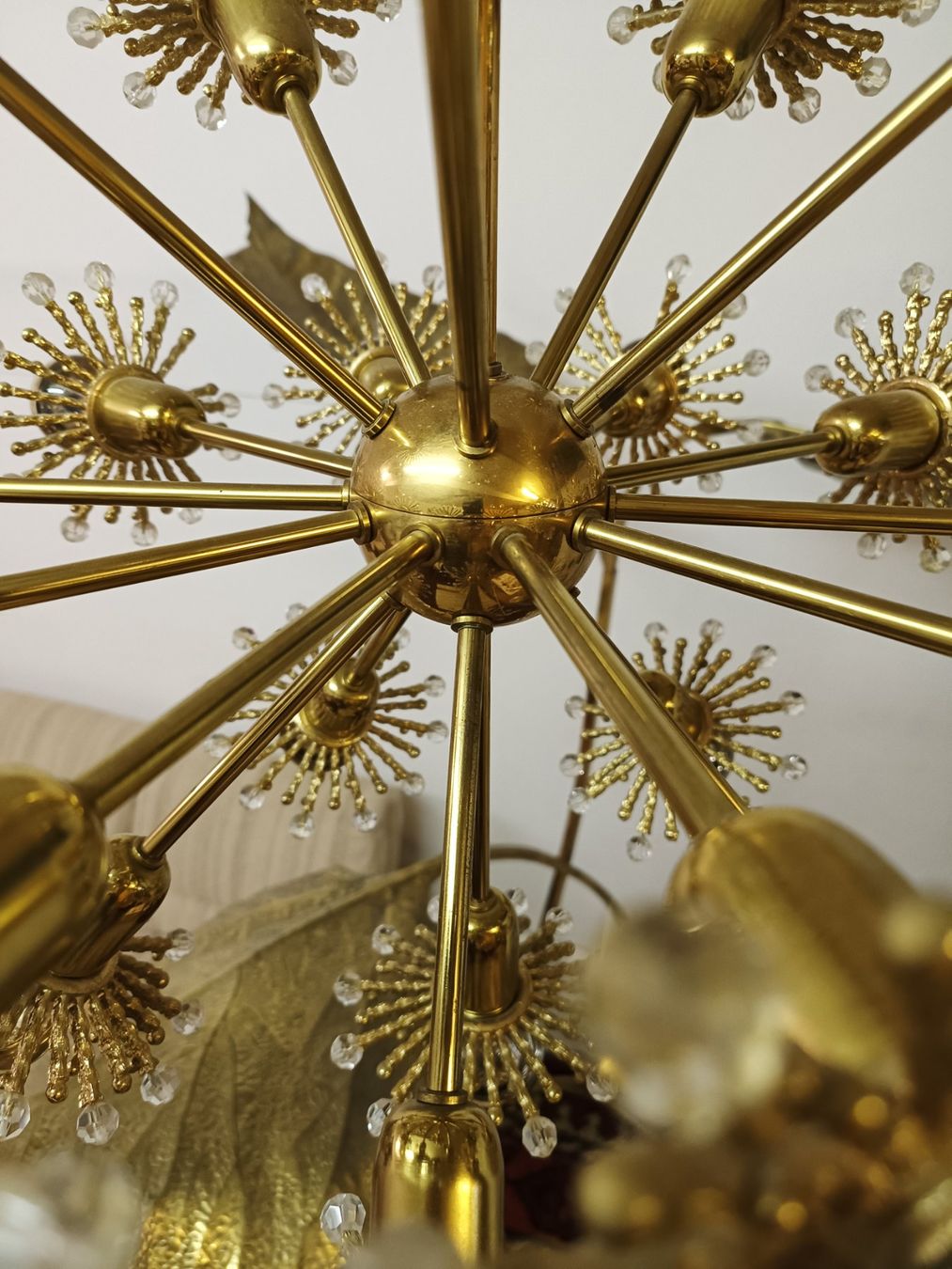 Lampadari & plafoniere: Sputnik Deckenlampe vintage 70s goldig – Usato da Winterthur venduto da style-and-design.zrh 5
