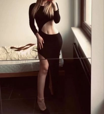 Langes AbendKleid in schwarz, Gr. XS