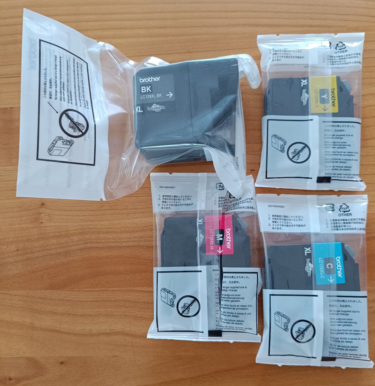 Brother Cartucce per stampanti & toner: BROTHER DRUCKERPATRONE LC-129XL, MULTIPACK, ORIGINALVERPACKT – Nuovo e nell'imballaggio originale da Langenthal venduto da elderton 1