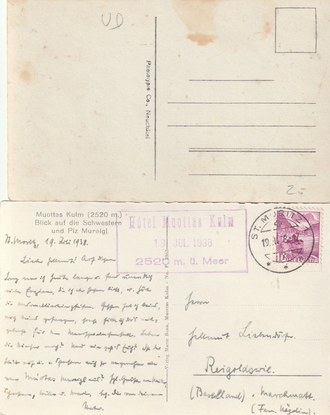 Cartes postales: 10 verschiedene ältere Schweizer Ansichtskarten – D'occasion à Rupperswil par Ema10 5