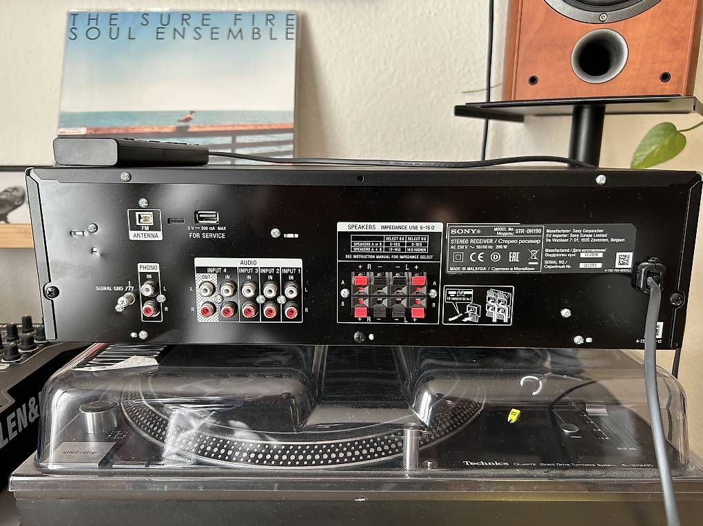 Sony Receiver: Sony STR-DH190 Stereo Receiver (Bluetooth & Phono) – Gebraucht aus Genève von manzanitaa 1