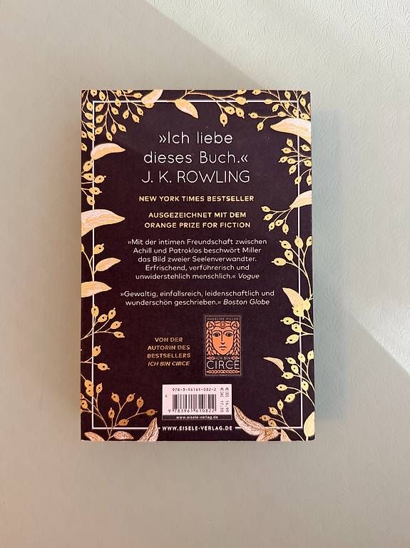Libri: Das Lied des Achill - Madeline Miller – Nuovo e nell'imballaggio originale da Hilfikon venduto da helena444 1