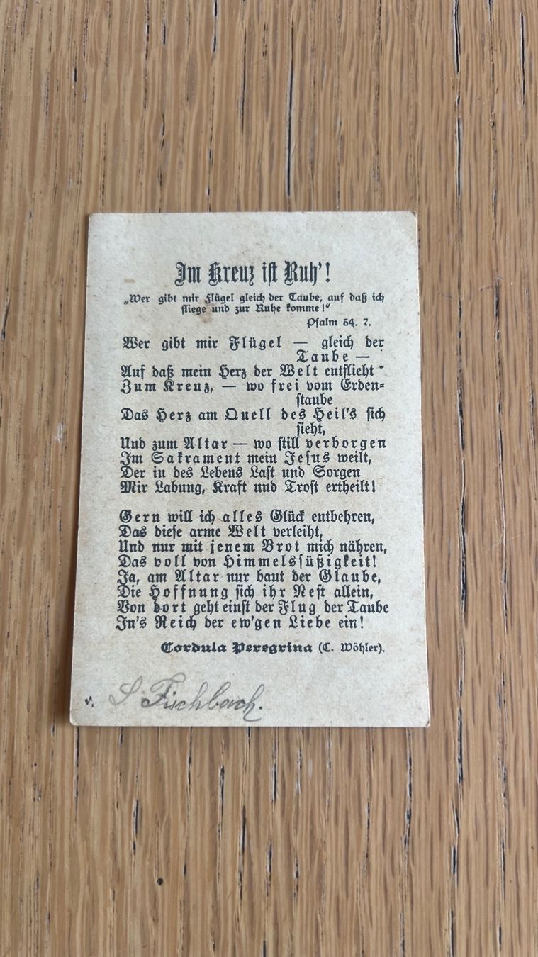 Foto & Immagini: Antike Andachtskarte/Heiligenbild, religiös, selten! – Usato da Schübelbach venduto da Dolly990_2 1
