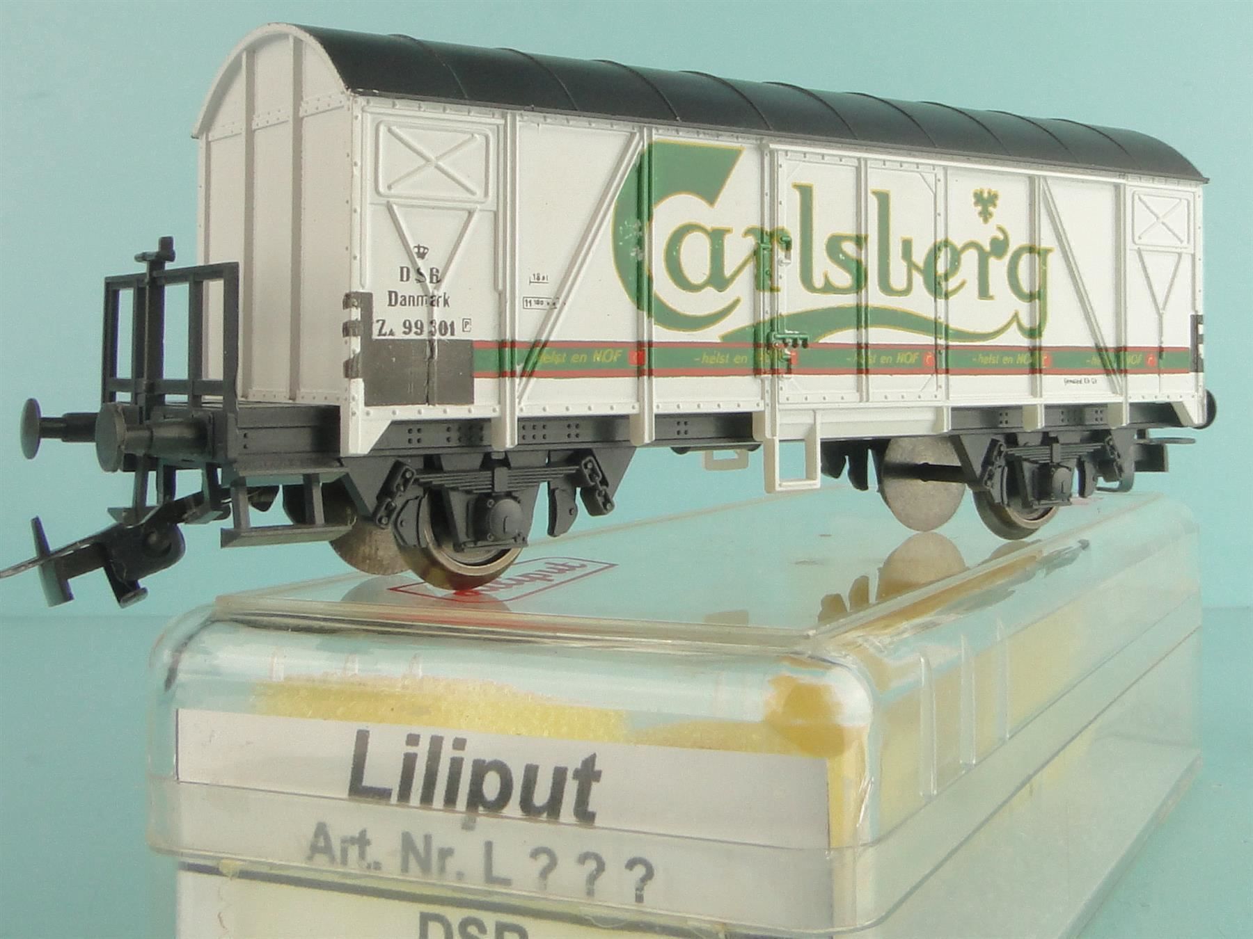 Liliput Trains électriques: Liliput DSB Carlsberg Güterwagen, AC – D'occasion à Bülach par cann11