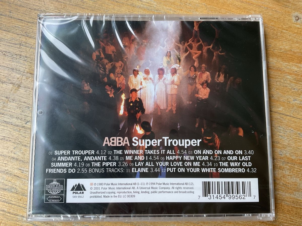 CD: ABBA CD Super Trouper NEU! – Nuovo e nell'imballaggio originale da Zürich venduto da pathans 1