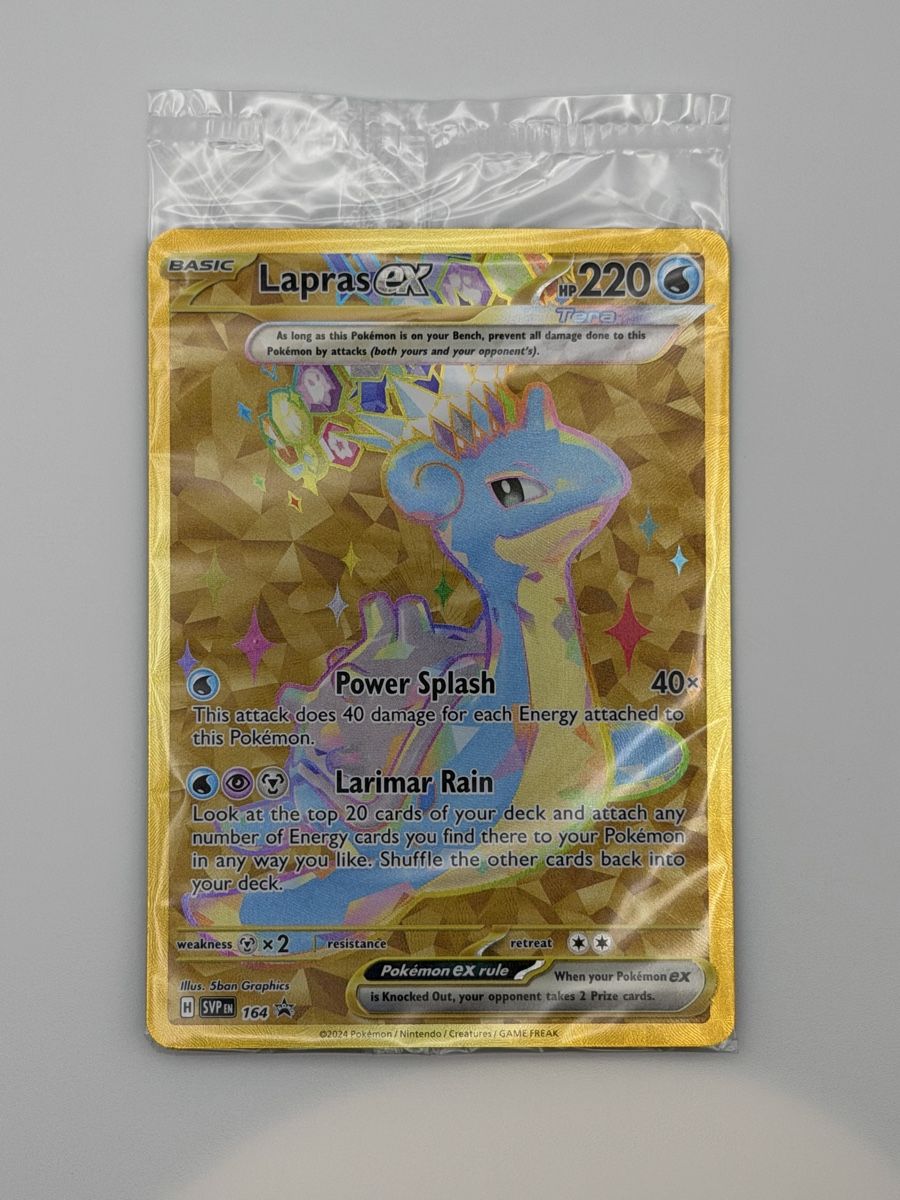 Pokémon Sammelbilder & Trading cards: Pokémon Lapras ex 164 Promo – Neu und originalverpackt aus Uster von EDM1903