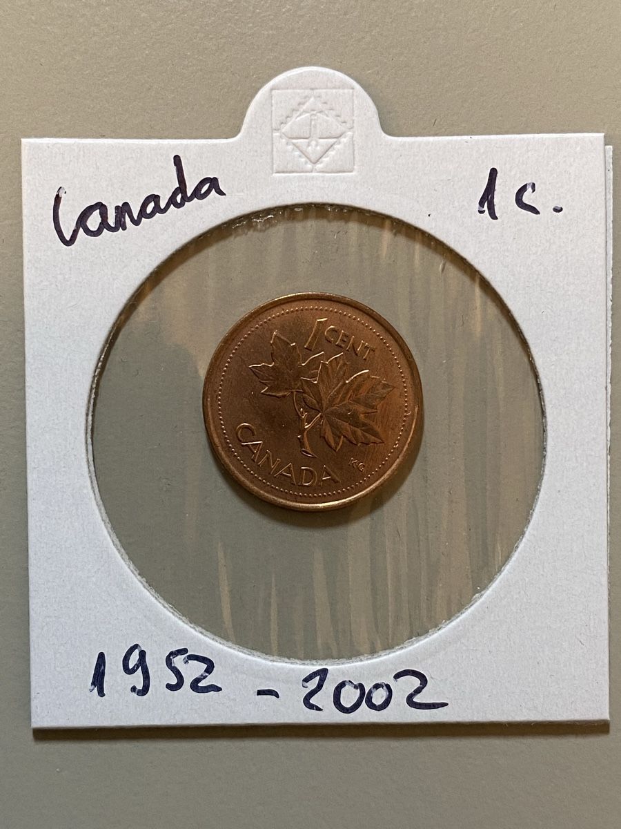 Alle Münzen: Canada - 1 cent - 1952-2002 - Comm.  – Gebraucht aus Payerne von Mike1682