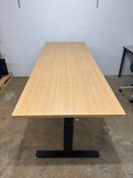 ZKD Qualitäts-Bürotisch 220 × 80 cm – höhenverstellbar