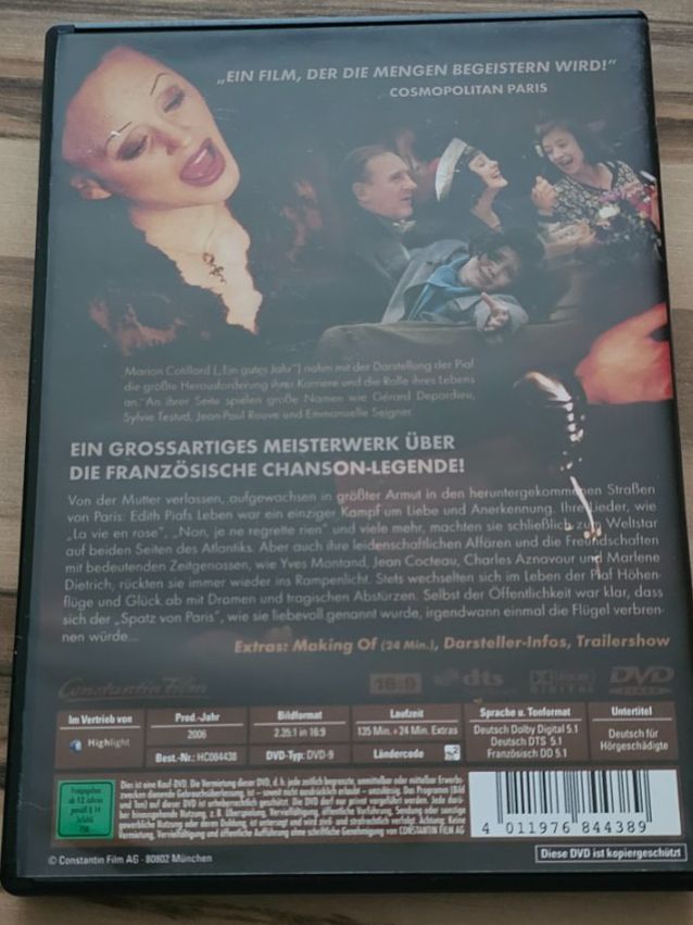 Alle DVDs: LA VIE EN ROSE/ DVD – Gebraucht aus Geuensee von jes_9xyk 1