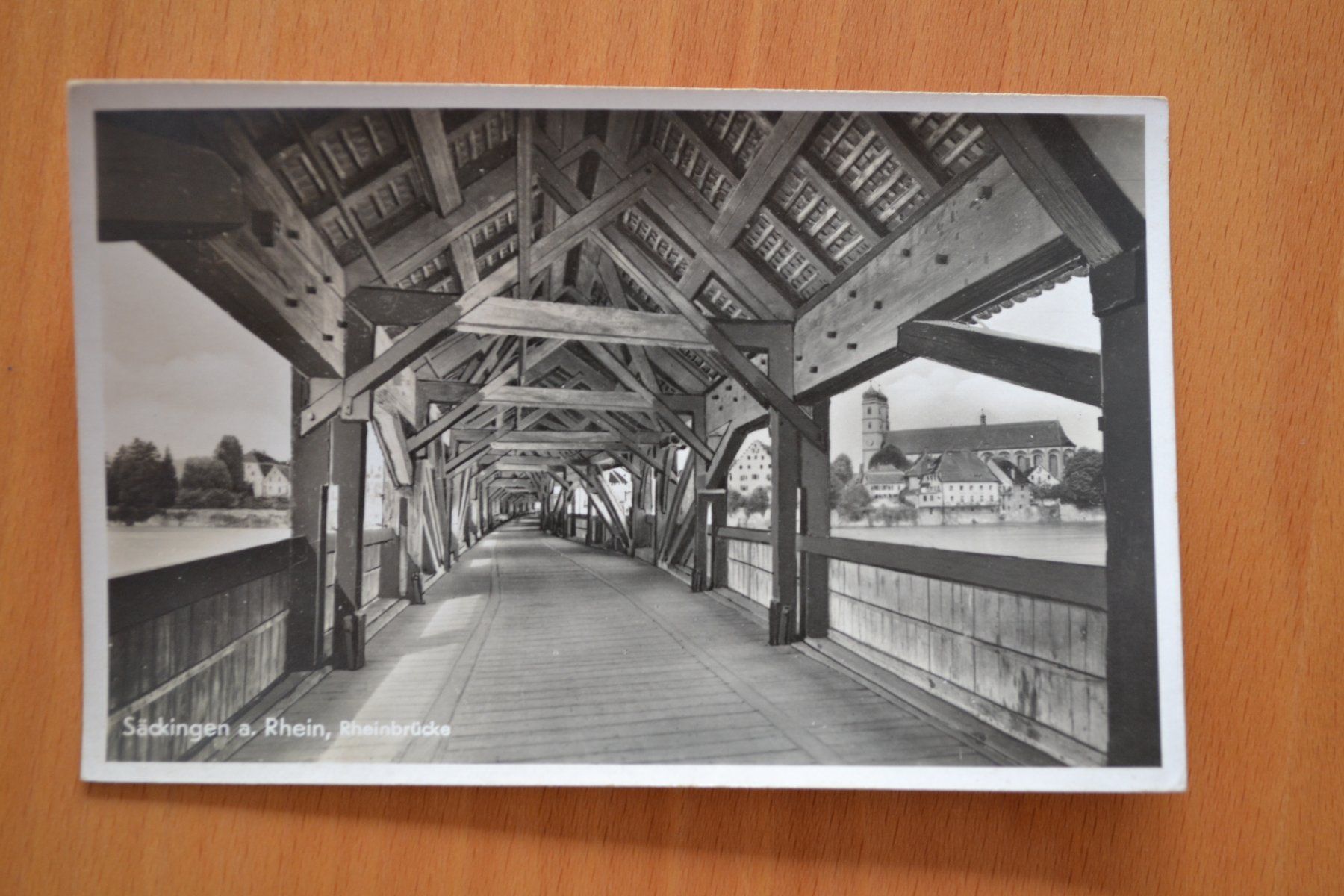 Cartoline postali: AK Säckingen Rheinbrücke AG – Usato da Beinwil am See venduto da kajak55