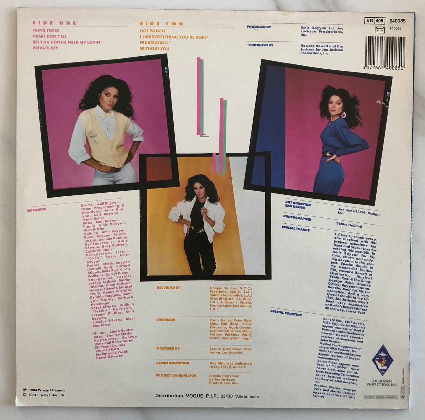 Dischi in vinile: LATOYA JACKSON - HEART DON'T LIE – Usato da Poliez-Pittet venduto da Newtown-Records 1