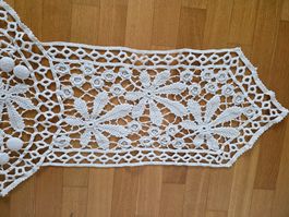 Letzte Gelegenheit /Tischläufer Kastanien Baumwolle offwhite
