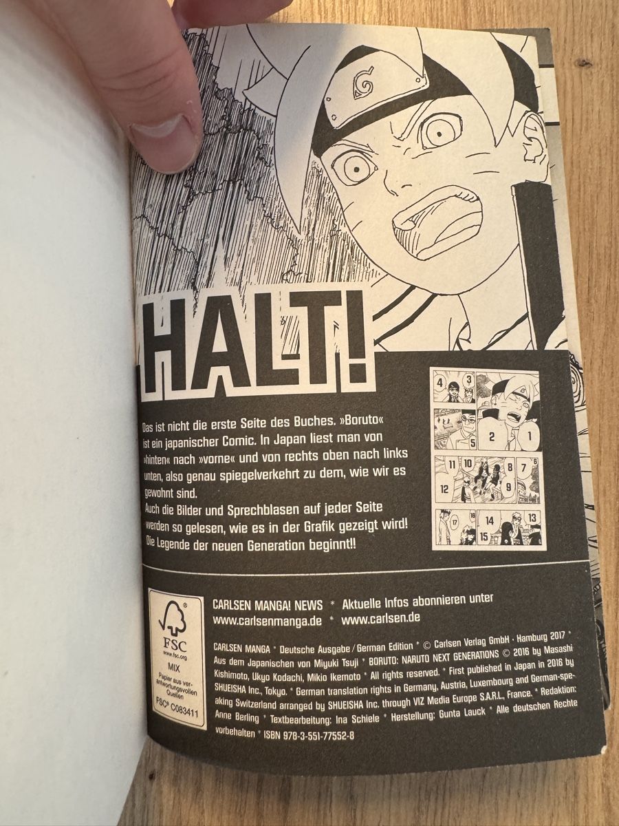 Fumetti: Boruto - Naruto Next Generations Manga, Band 1 – Usato da Biberist venduto da etesummer 2
