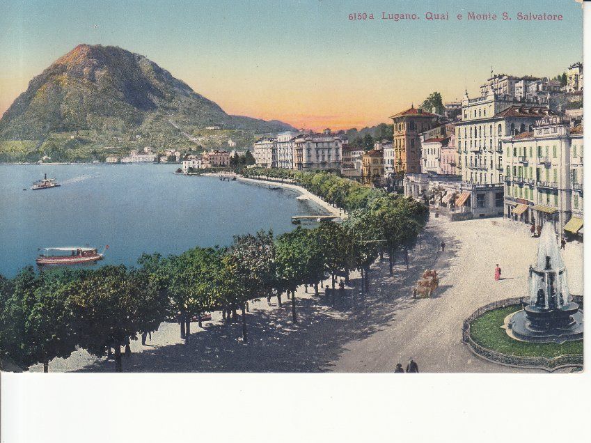Cartoline postali: Lugano 1922 – Usato da Bürglen TG venduto da StampGraf