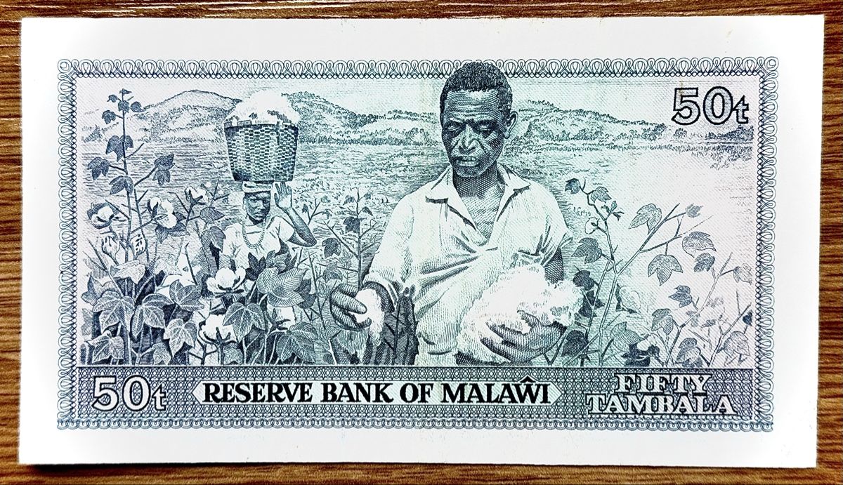 Banconote: 50 Tambala Malawi 1982!!! Selten!!! – Usato da Oberentfelden venduto da NunoLouro 1