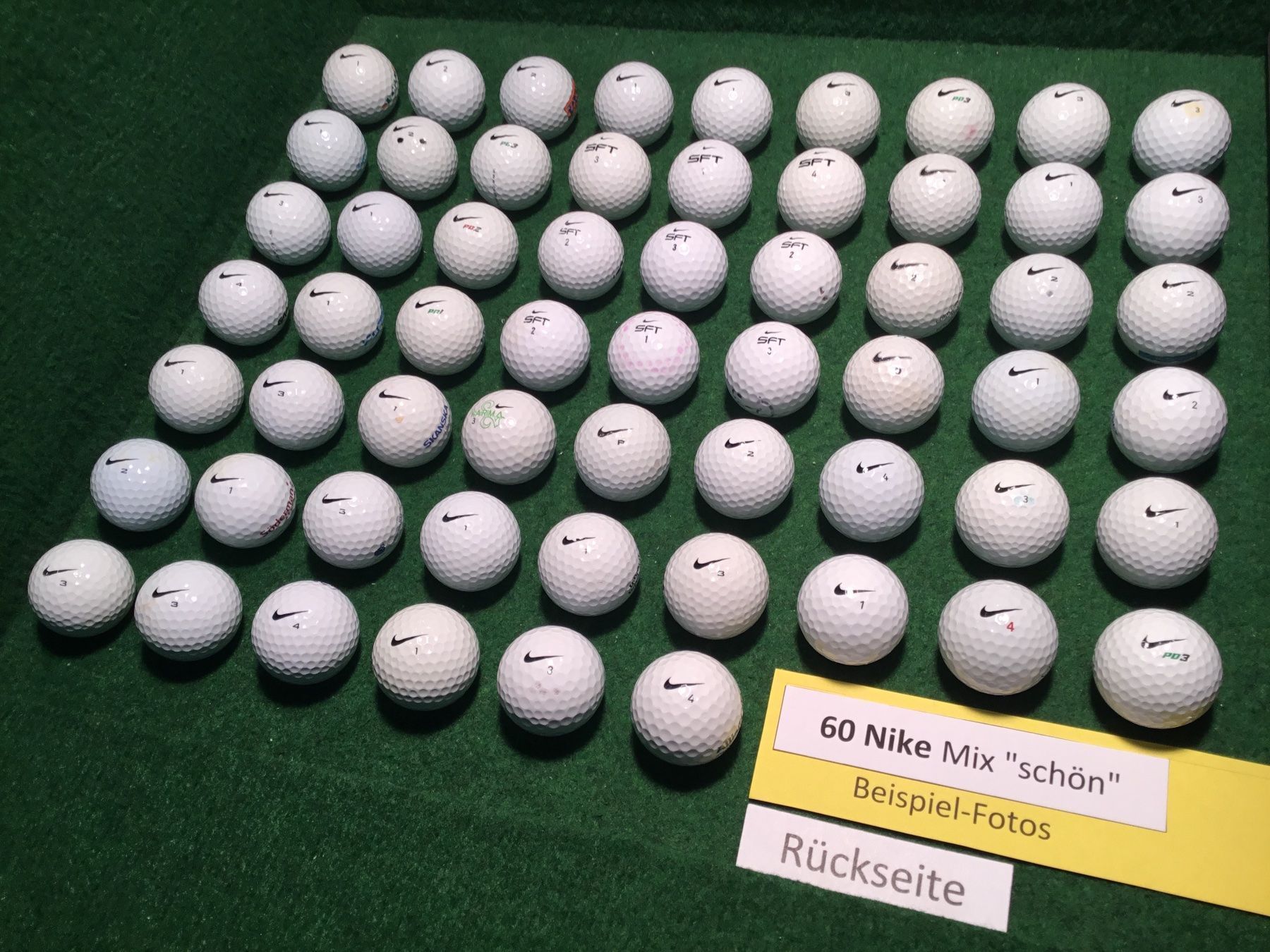 Nike Palloni: 60 Golfbälle Nike Modellmix (schön) – Usato da Bergdietikon venduto da shimano4 6