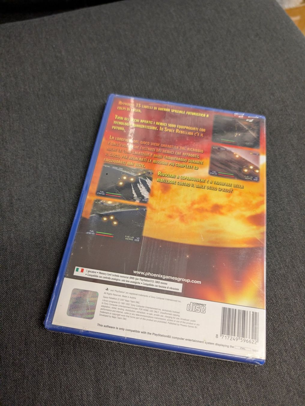 Giochi: Space rebellion Sony playstation 2 SEALED – Nuovo e nell'imballaggio originale da Giubiasco venduto da Ticinerd 1