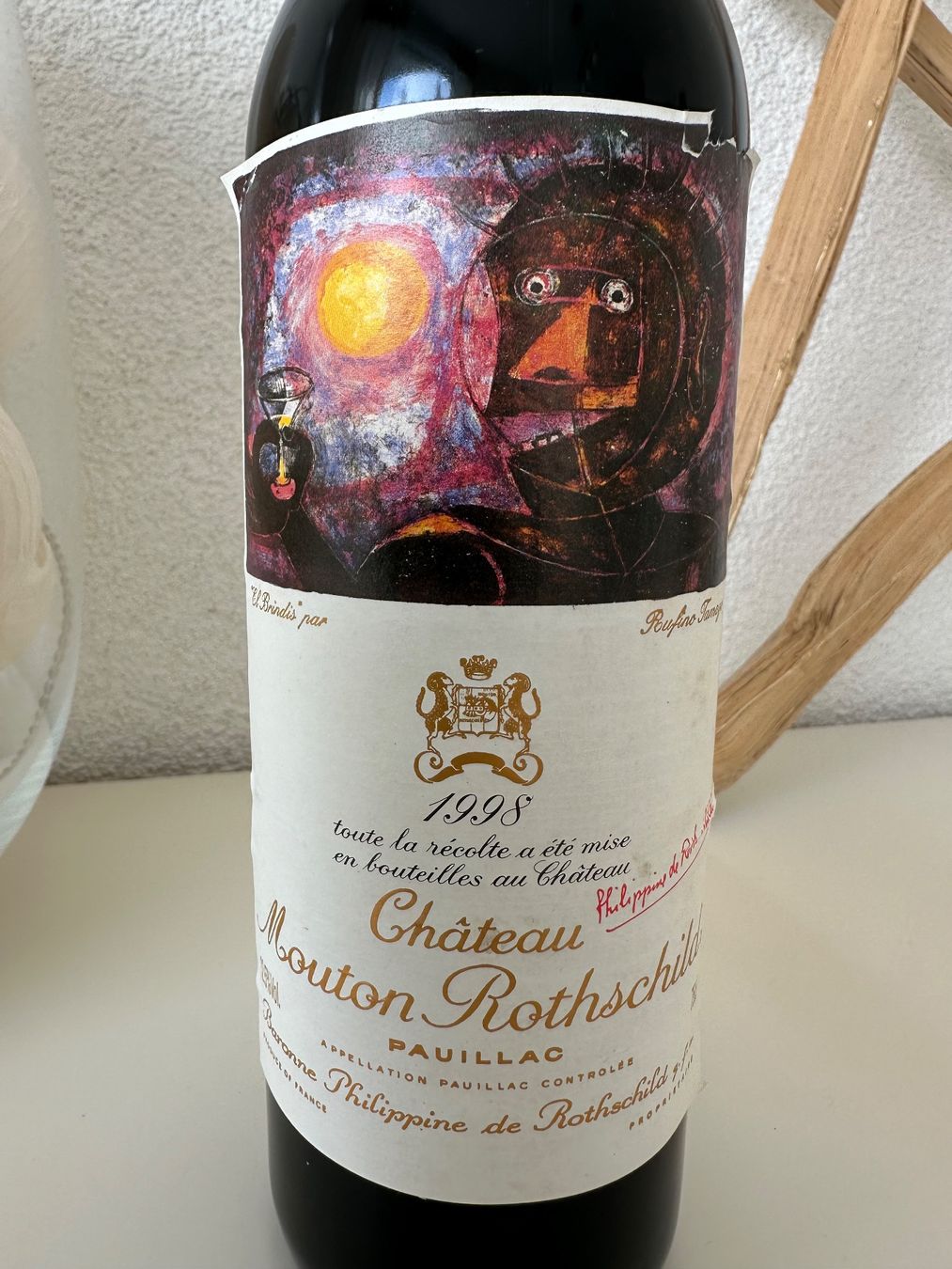 Mouton Rothschild Vino: Château Mouton Rothschild 1998 – Nuovo (secondo la descrizione) da Yens venduto da Rilou80 1