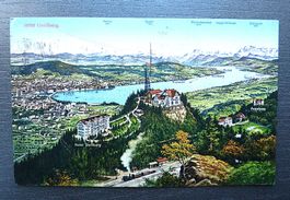AK Uetliberg/ZH, 1919 gelaufen,  Fr. 2.--