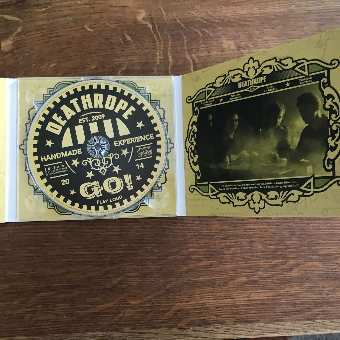 CDs: DEATHROPE - Go! - Swiss Rock – Gebraucht aus Buchs AG von Archie 2