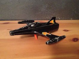 vintage dinky toys trident starfighter - space age