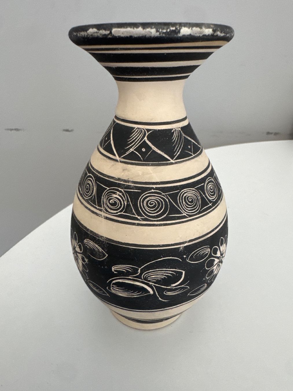 Vasi & Recipienti: Keramik Vase Moses Cyprus mit Mustern – Usato da Dietlikon venduto da HighspeedUmzug 3
