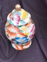 Vintage chinesische Porzellan Vase mit Deckel Ingwertopf