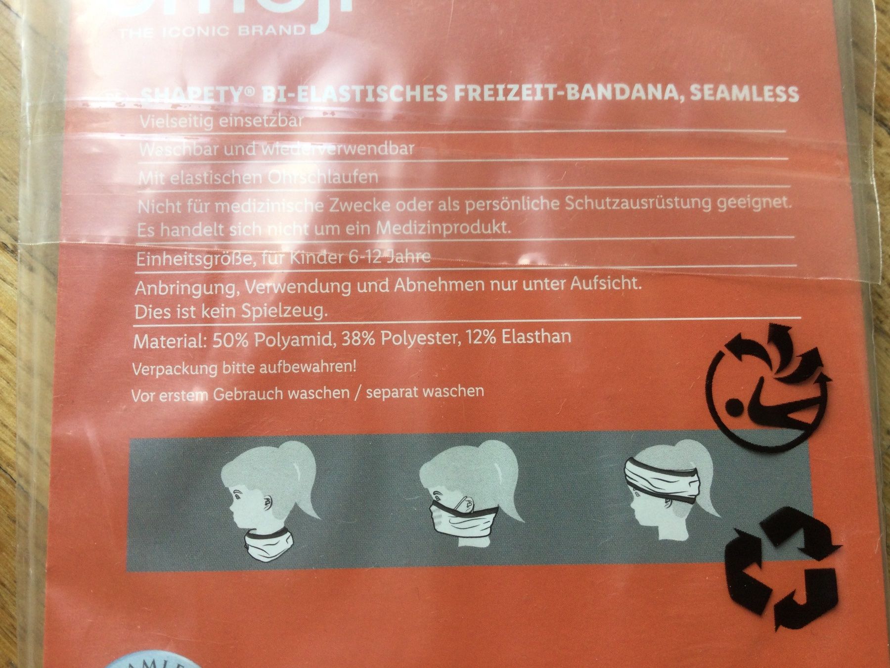 Altro in Bricolage: Bi-elastisches Freizeit-Bandana neu – Nuovo e nell'imballaggio originale da Zürich venduto da ShadowVorlon 2