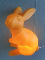 Vintage Hasen Lampe HEICO gelb 32 cm Made in Germany