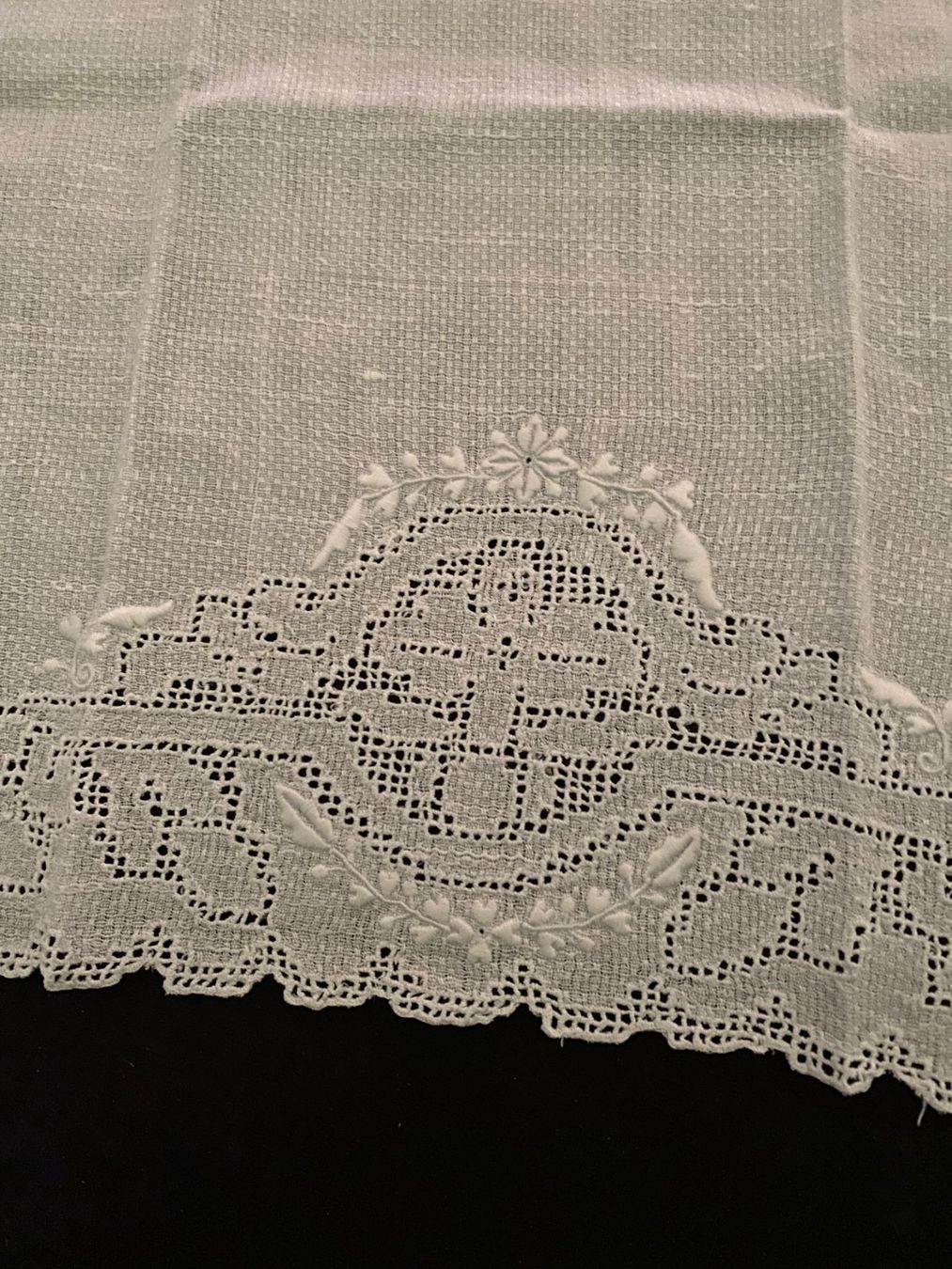 Altra biancheria da tavola: Deckchen  weiss Vintage – Usato da Allenwinden venduto da Obalu