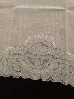 Deckchen  weiss Vintage
