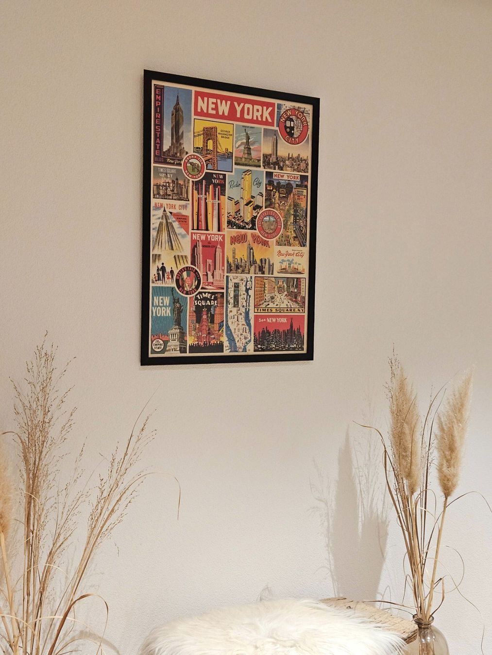 Poster & Bilder: Bild "New York" in edlem schwarzen Rahmen – Gebraucht aus St. Gallen von barneys 1