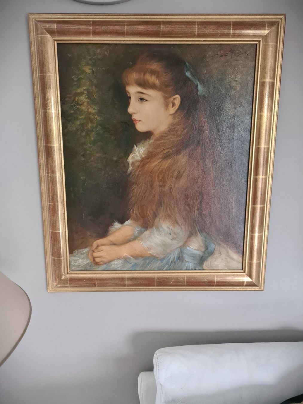 Gemälde: Hervorragendes Öl Gemälde n. Pierre Auguste Renoir – Gebraucht aus Rotkreuz von Dobermann5 2