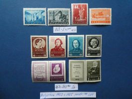 Bulgarien - Lot 1953 und 1955 postfrisch **
