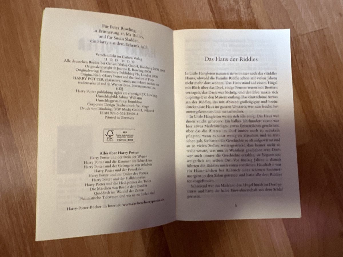 Libri: Buch Harry Potter und der Feuerkelch  – Usato da St. Gallen venduto da mai_gd7k 2