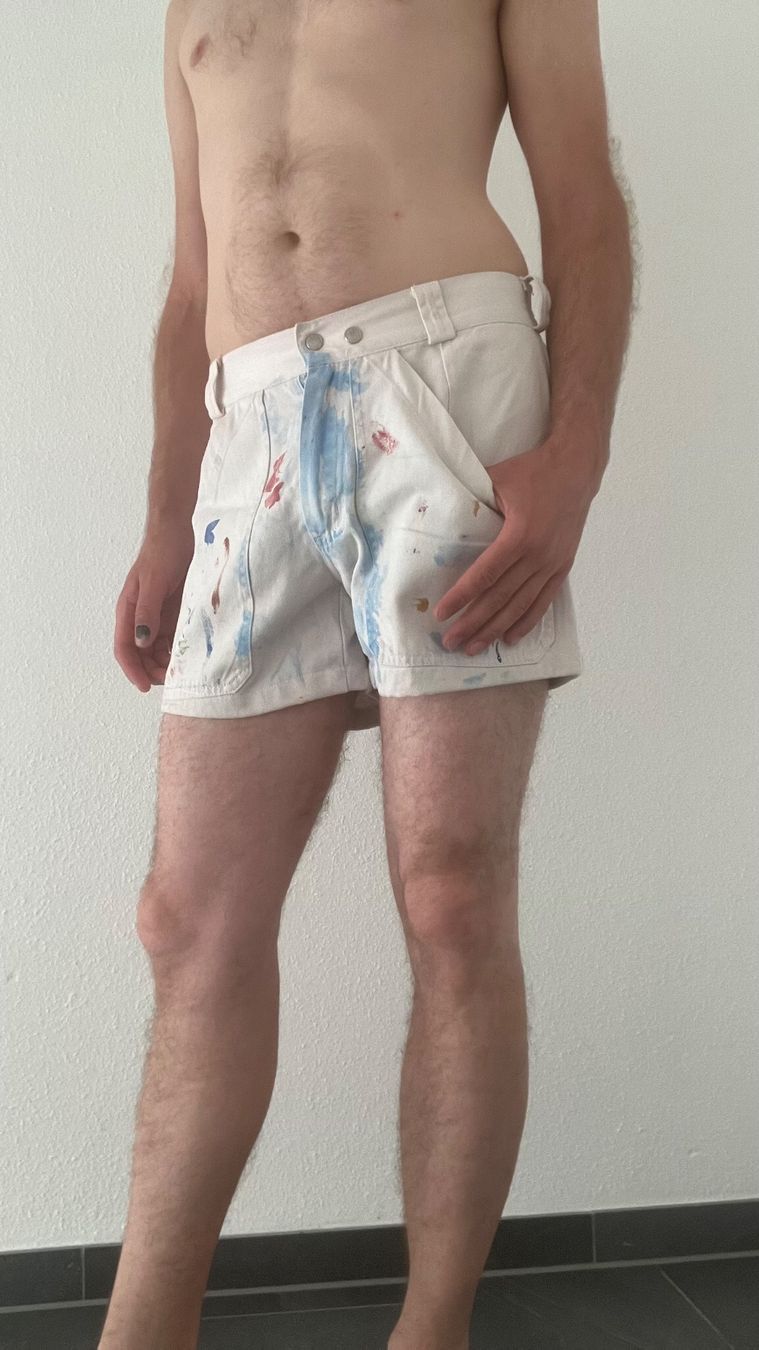 Pantaloni: Arbeitskleidung sehr kurze Hose Gr.S – Usato da Bettwiesen venduto da Zustand57 1