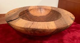 Design Holz-Schale, unikat, Lounge, 66x66cm, „Spoon“