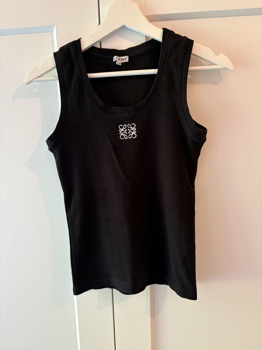 Loewe Top: LOEWE black tank top – Usato da Nyon venduto da My_wardrobe