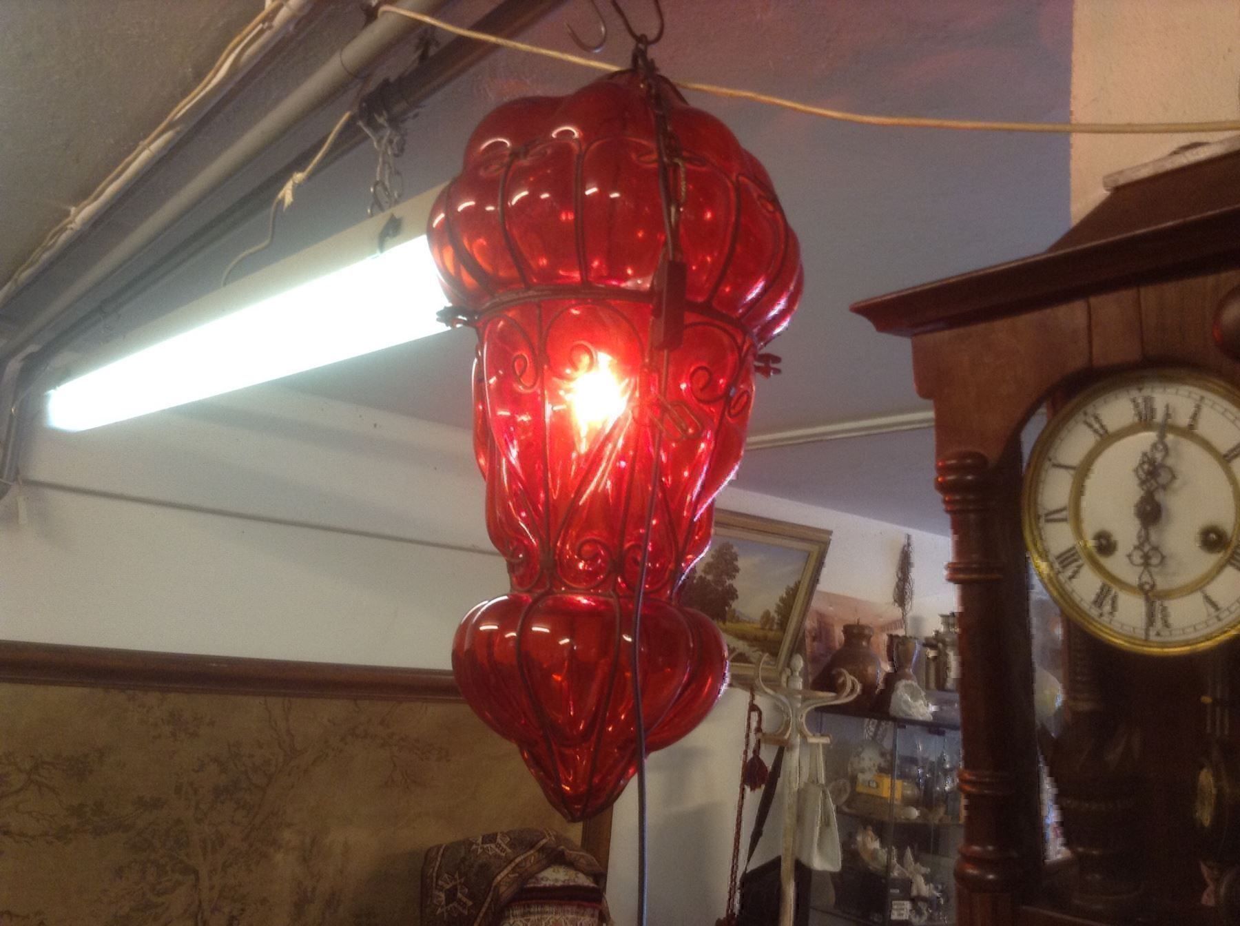Lampade: Venezianisch-orientalische Glaslampe! – Usato da Zürich venduto da Hemmat