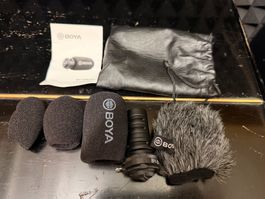 BOYA BY-DM200 Mikrofon mit Zubehör wie abgebildet