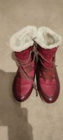 Damen Stiefeletten gefüttert Gr.37 Bordeaux