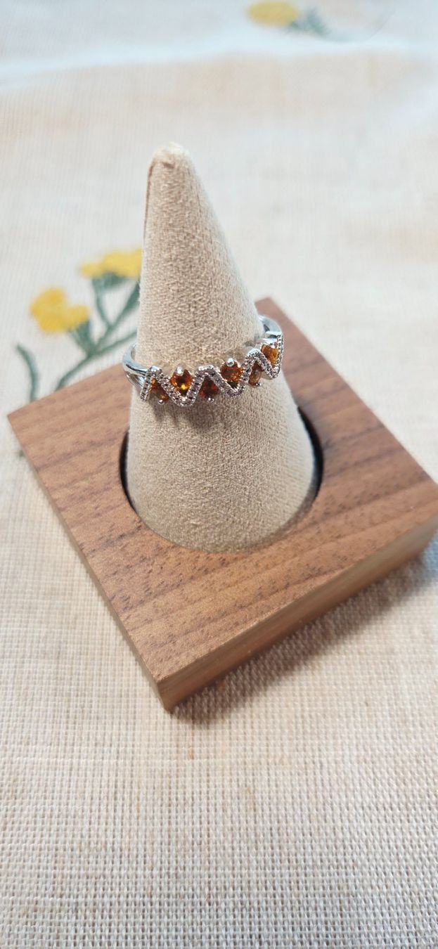 Anelli: NEW - S925 Citrine Ring (Adjustable) – Nuovo (secondo la descrizione) da Zürich venduto da cin_wcf6 3