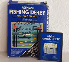 Fishing Derby Atari Video Game Cartridge guter Zustand