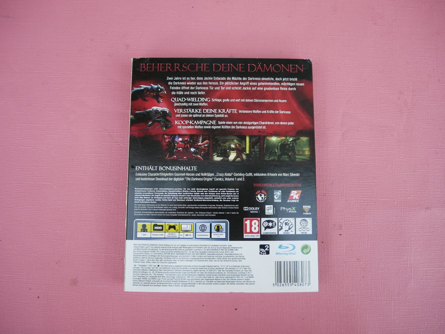 Giochi: The Darkness II Limited Edition (PS3) – Usato da Niederwangen BE venduto da Benny.7 1