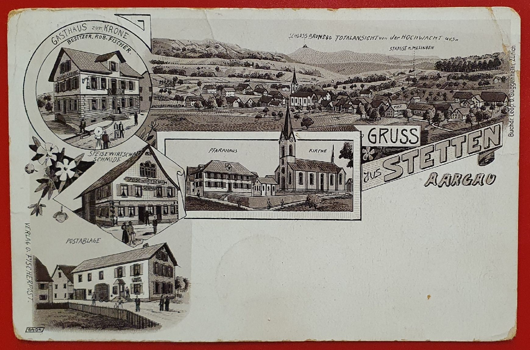 Cartoline postali: Gruss aus Stetten AG – Usato da Kreuzlingen venduto da Rschweiz1