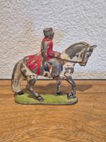 Figurine d'officier des Spahis à cheval - aluminium - 1940